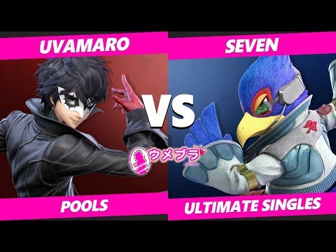 Umebura JM2019 SSBU - Uvamaro (Joker, Greninja) Vs. Seven (Falco) Japan Ultimate Tournament Pools