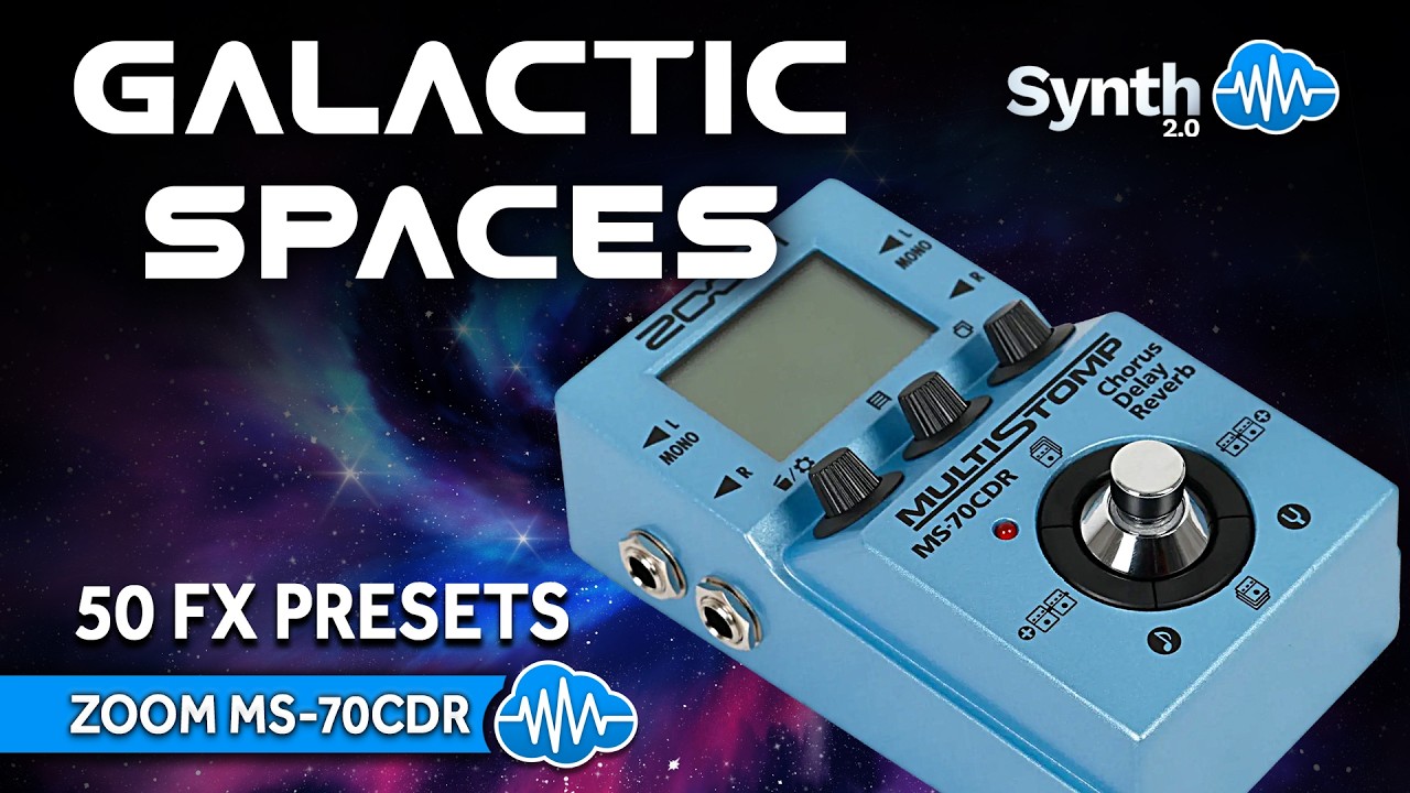 LFO180 - Galactic Spaces - Zoom MS-70 CDR ( 50 presets ) - Video Preview 1