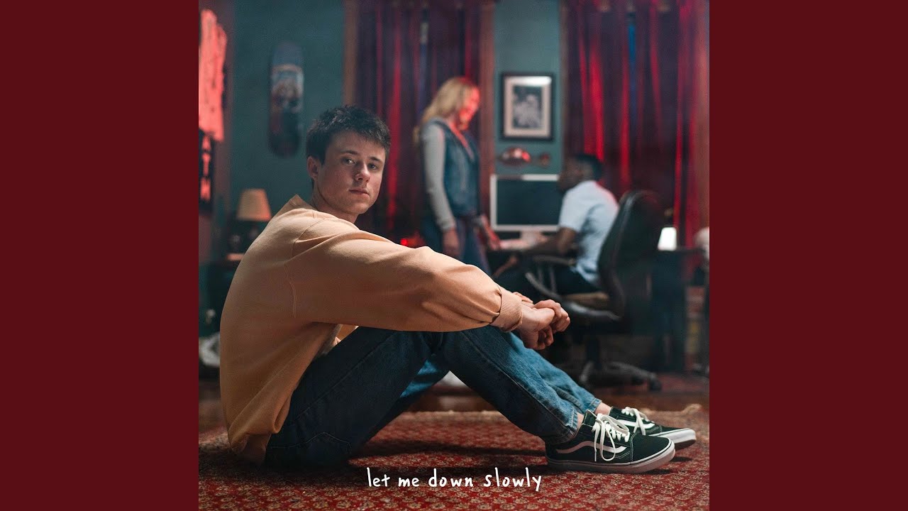 Cover for the song 'Let Me Down Slowly' by artist(s) 'Alec Benjamin'