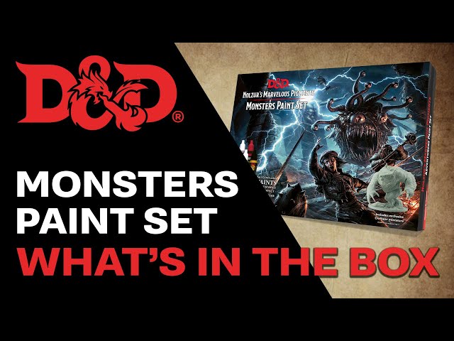 Video Teaser für D&D Monster Paint Set | What's in the Box