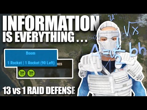 Outsmarting a 13+ Deep Zerg who came to Raid Me in Solo Rust...