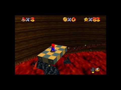 Super Mario 64 Lethal Lava Land Elevator Tour In The Volcano