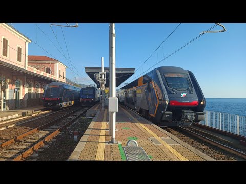 Un Grande Sabato in Compagnia Dei Treni alla Stazione di Genova Nervi!!