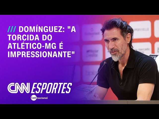 Novo técnico do Atlético-MG se impressiona com a torcida | LIVE CNN