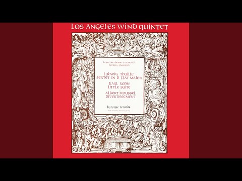 Sextet In B Flat Major Op. 6 For Piano And Winds: II. Larghetto