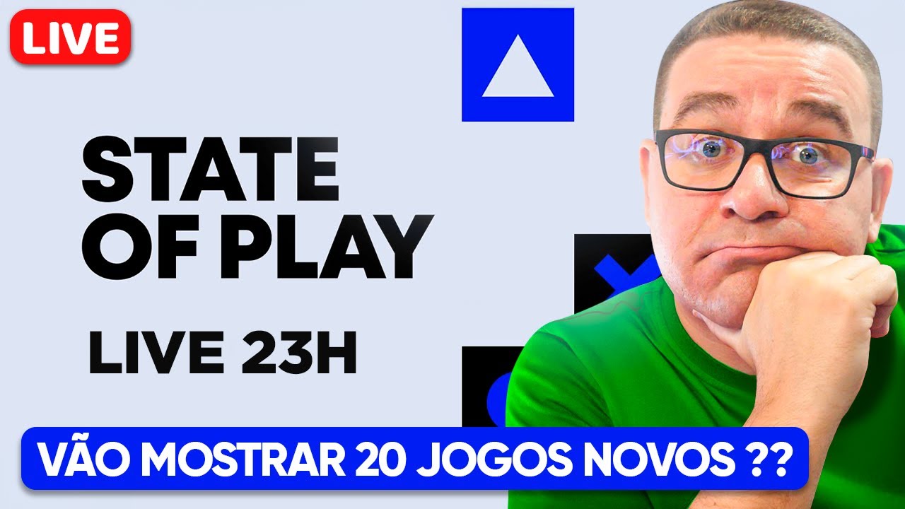 🔴 LIVE - STATE OF PLAY COM + DE 20 JOGOS NOVOS ???