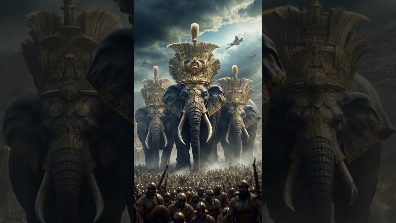 Epic War Elephants: Majestic Giants in Ancient Battlefields 🐘⚔️ #midjourney #elephant #ai