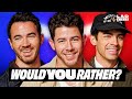Jonas Brothers Pick To Have Their DMs Exposed Or Camera Roll Leaked Would You Rather
