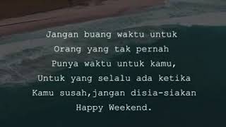 Download lagu Story wa hppy weekend mp3