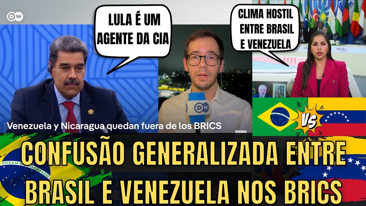A PORRADA CANTOU ENTRE BRASIL E VENEZUELA #BRICS