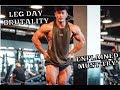 LEG DAY EXPLAINED MUST TRY! | 3 WEEKS OUT