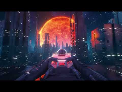 Cyberpunk City Flying - 1 Hour