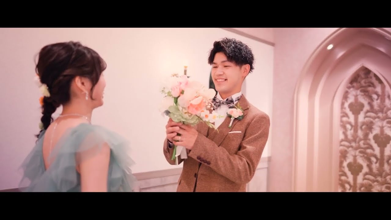 夢見た一瞬を、横浜のスタジオで洋装ウェディングムービー