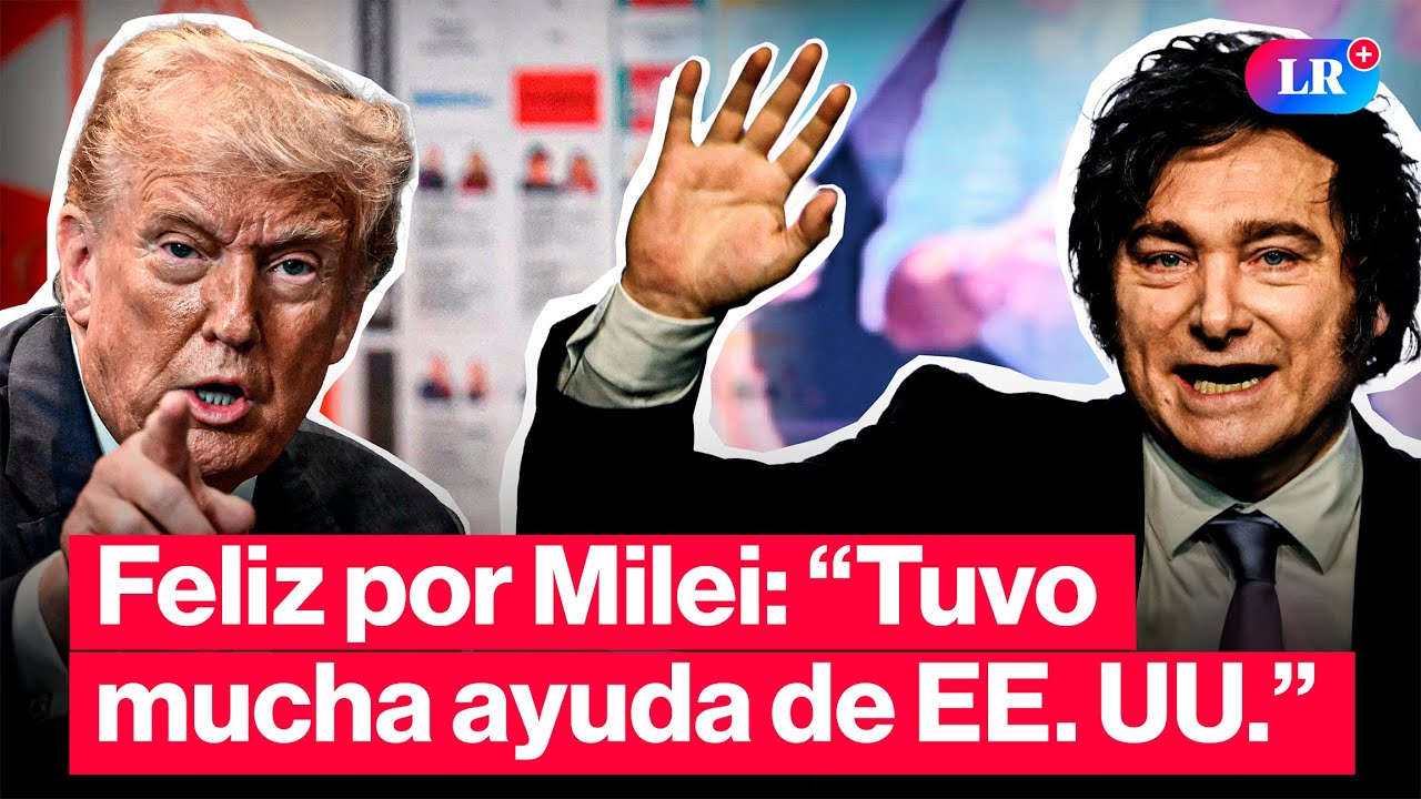 🚨TRUMP felicita a MILEI por su VICTORIA en las ELECCIONES LEGISLATIVAS en Argentina | #LR