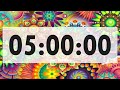 5 Hour Timer with Alarm 🔔 [NO MUSIC]