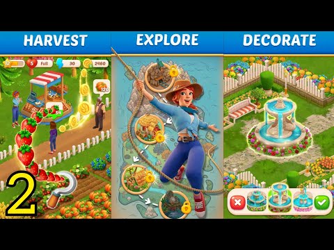Fiona's Farm: Gameplay Walkthrough Level 3-4 Part 2 (Ios.android) #gamingvideos