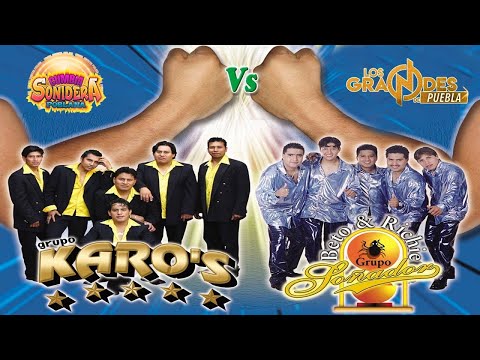 🔥 Grupo Soñador Vs Grupo Karos Exitos ⚡ Cumbias Sonideras Poblanas Mix 2025 🔥