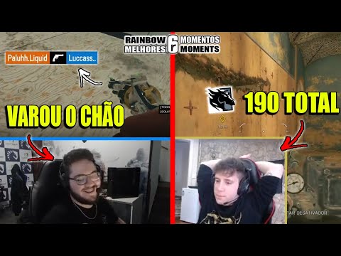 BALA ABSURDA DO PALUH, MAVECO CRIMONOSO DO PSYCHO, 5K DO HIT E MAIS - MELHORES MOMENTOS LIVES R6