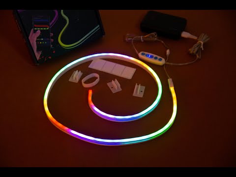 Ента, неон, Smart, LED, Neon, Pixel, RGB, USB, с микрофоном, светомузыка, 1 метр - фото 1 - id-p2656965449