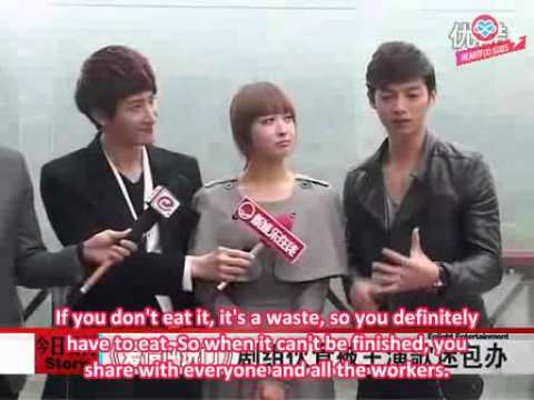 [HeartfxSubs] 120316 Enlight Entertainment Visits the Set of When Love Walked In - f(x) Victoria