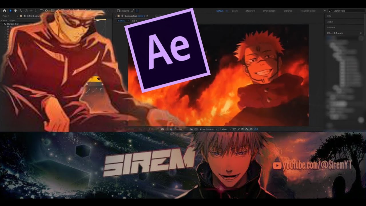 Editing Tutorial - After Effects AMV TUTORIAL (+free project file)