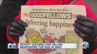 Detroit Goodfellows selling newspapers for kids in need