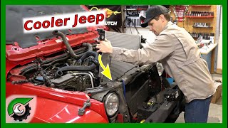 My JK Runs Cooler Now!  Jeep JK Radiator replacement