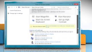 How to change the size of Text and Icons in Windows® 8.1