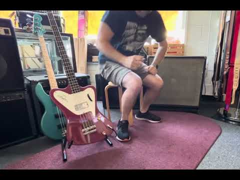 GIBSON 1966 THUNDERBIRD ll BASS BURGUNDY MIST PRO REFIN NON-REVERSE  RARE! [VIDEO] image 26