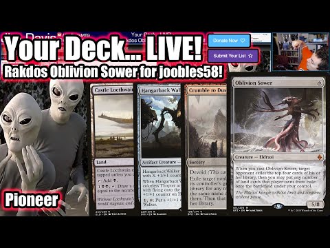 Your Deck... LIVE! Pioneer Rakdos Oblivion Sower For Joobles58 - Oh Sweet Oblivion!
