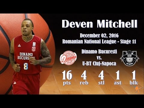 2016.12.02 Deven Mitchell vs. U-BT Cluj - ST11