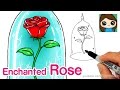 How To Draw A Rose Beauty And The Beast