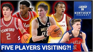 Kentucky basketball is hosting FIVE transfer portal players! | Kentucky Wildcats Podcast