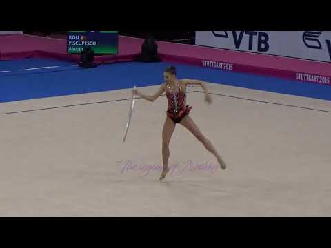 Alexandra PISCUPESCU (ROU) hoop - 2015 Stuttgart worlds Qualifs