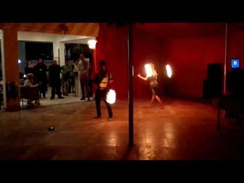 fire poi , freestyle