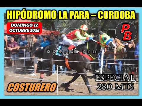 COSTURERO: HIPODROMO MUNICIPAL LA PARA - CORDOBA (12-10-2025)