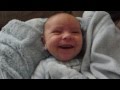 Baby Oliver wakes up with every emotion 