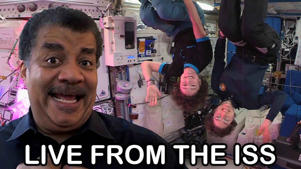 Neil deGrasse Tyson Chats with International Space Station Astronauts Christina Koch & Jessica Meir - YouTube