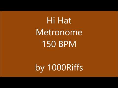 Hi Hat Metronome 150 BPM