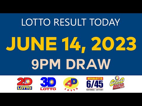 [Wednesday] Lotto Result Today JUNE 14 2023 9pm Ez2 Swertres 2D 3D 4D 6/45 6/55 PCSO