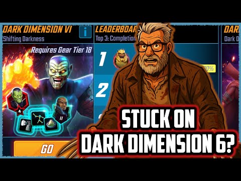 Making Progress Through Dark Dimension 6 in Marvel Strike Force
