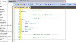 AKD BASIC Kurvenprofil-Generator - Two Minutes of Motion Serie