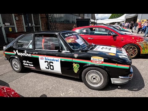 Brooklands Italian Car Day 2024. Alfa Romeo Alfasud Race Car.