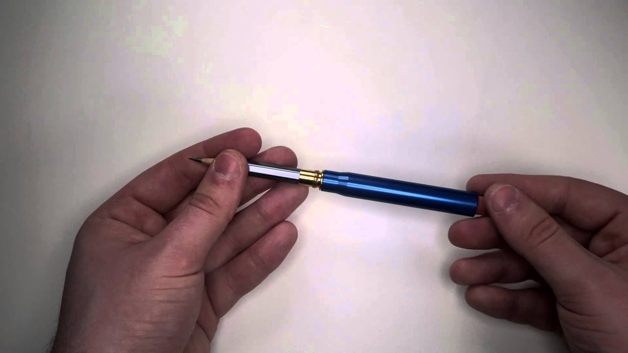 Twist Bullet Pencil // Black (Aluminum Tip) video thumbnail
