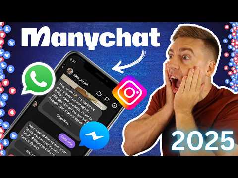 Manychat Tutorial 2025 Automate Social Media Marketing Instagram DM on Autopilot
