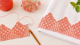 🧡 This Crochet Pattern Is Incredible 🧡 How to Make Beautiful Edging Lace for Many Projects