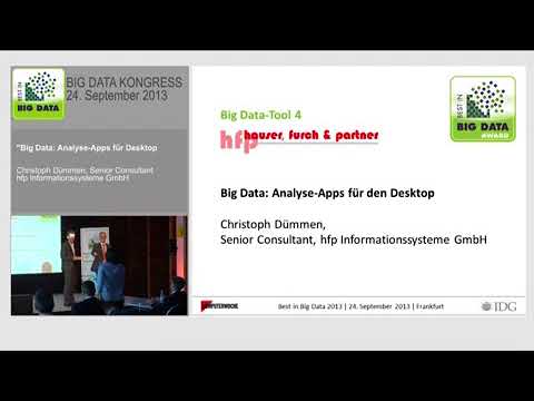 Best in Big Data 2013 - hfp Informationssysteme GmbH
