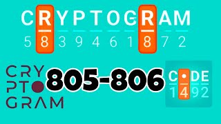 CRYPTOGRAM level 805 806