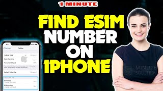 How to find eSIM number on iphone 2024