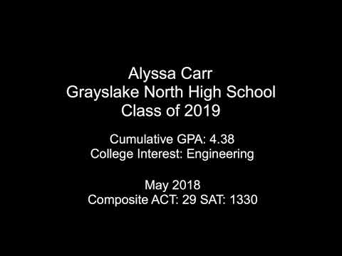 Alyssa Carr 2019 Skills Video